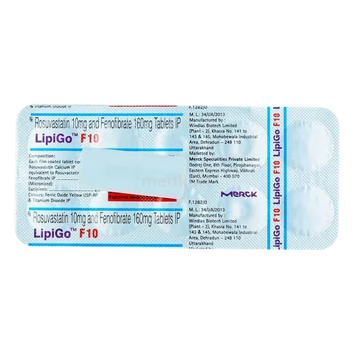 lipigo f 10mg tablet 10's